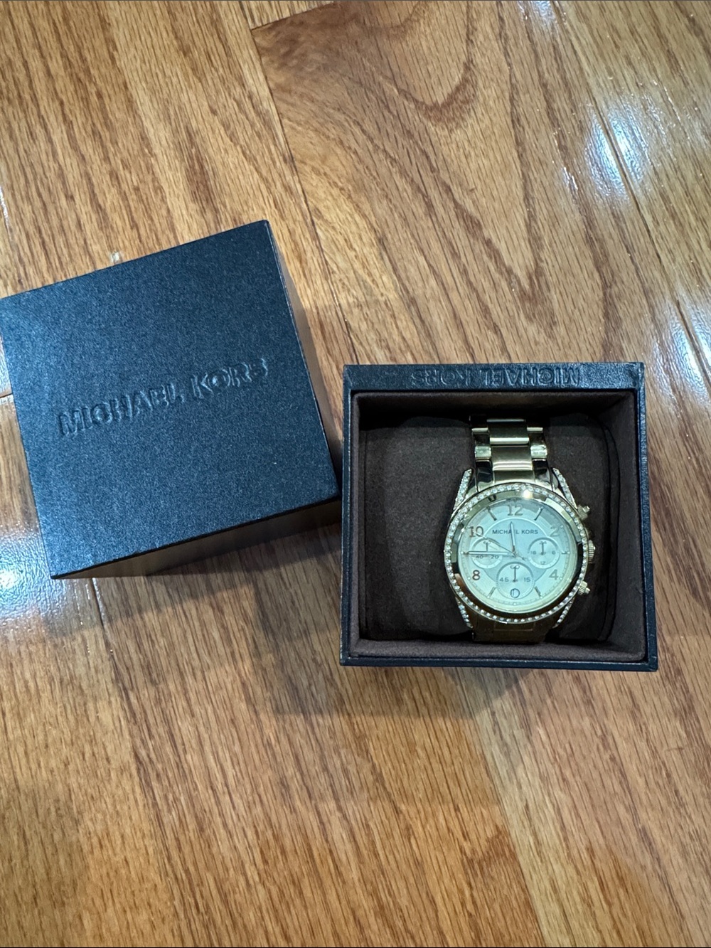Michael Kors Gold-Tone Chronograph Watch